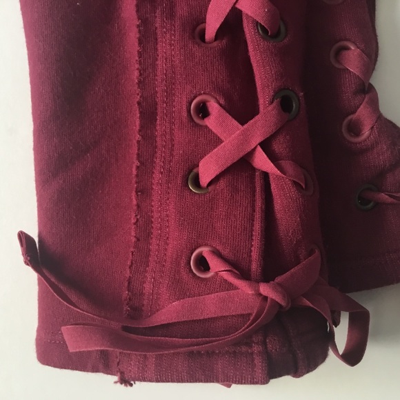 Free People Movement XS Pixi Lace Up Leggings High Rise EUC - Picture 9 of 15